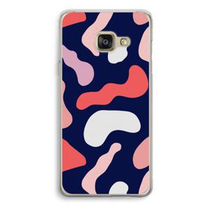 Memphis Shapes Pink: Samsung Galaxy A3 (2016) Transparant Hoesje