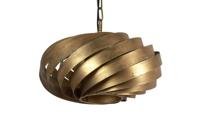 Decostar Gouden hanglamp Swirl S Ø 40cm 788731 - thumbnail