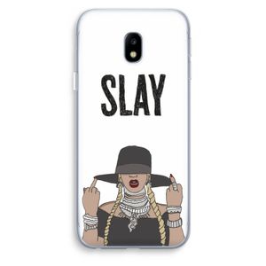 Slay All Day: Samsung Galaxy J3 (2017) Transparant Hoesje