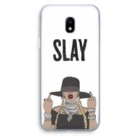 Slay All Day: Samsung Galaxy J3 (2017) Transparant Hoesje