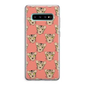Tijger: Samsung Galaxy S10 Plus Transparant Hoesje