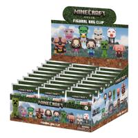 Minecraft 3D PVC Bag Clips Series 1 Display (24)