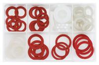 Assortiment Carterstopringen nylon en fiber 60 stuks 4822337