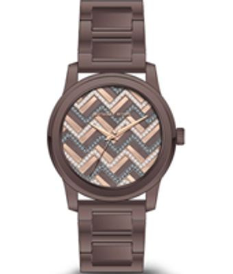 Horlogeband Michael Kors MK3594 Staal Bruin 20mm