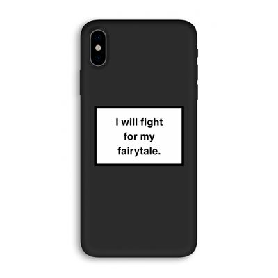 Fight for my fairytale: iPhone X Biologisch afbreekbaar hoesje