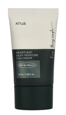 Anua Heartleaf Silky Moisture Sun Cream SPF50+ PA++++ 50 ml