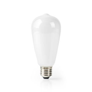 Nedis SmartLife LED Filamentlamp | Wi-Fi | E27 | 500 lm | 5 W | ST64 | 1 stuks - WIFILF11WTST64 WIFILF11WTST64