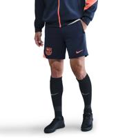 Nike FC Barcelona Strike Trainingsbroekje 2025-2026 Donkerblauw Oranje