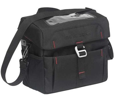 Newlooxs Vigo handlebar bag - sportieve stuurtas, waterdicht, verstevigd, reflecterend, zwart