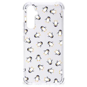 Doorzichtige Silicone Hoesje voor Samsung Galaxy A34 Pinguïn