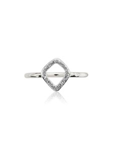 Monica Vinader bague Riva Kite - Argent