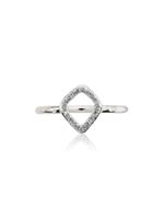 Monica Vinader bague Riva Kite - Argent