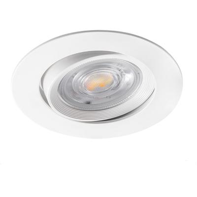 LED Inbouwspot - Brinton - 7W 630lm 38D - Dimbaar - 840 Natuurlijk Wit 4000K - Rond - Wit