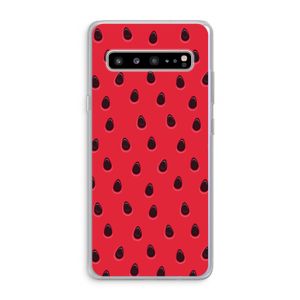 Watermelon: Samsung Galaxy S10 5G Transparant Hoesje