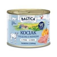 BALTICA Smaki regionów Kitten Veal with turkey - nat kattenvoer - 185g