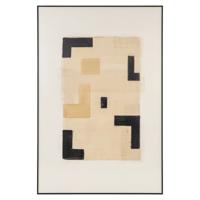 Wandkunst Vortex beige links - thumbnail