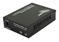 ALLNET ALL-MC107-ST-MM netwerk media converter 100 Mbit/s Multimode Zwart - thumbnail