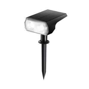 AFINTEK LED Solar Verlichting | Lamp op Zonne-energie | 48 LED's | Bevestiging in Grond of Muur - Zwart