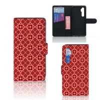 Xiaomi Mi Note 10 Lite Telefoon Hoesje Batik Rood - thumbnail