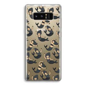 Zeemeermin: Samsung Galaxy Note 8 Transparant Hoesje