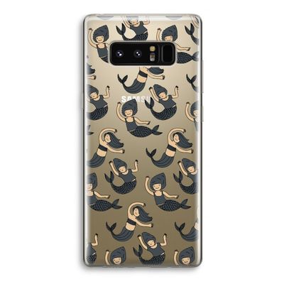 Zeemeermin: Samsung Galaxy Note 8 Transparant Hoesje