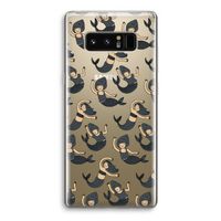 Zeemeermin: Samsung Galaxy Note 8 Transparant Hoesje