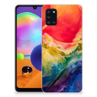 Hoesje maken Samsung Galaxy A31 Watercolor Dark