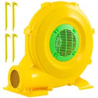 750W Luchtblazer Draagbare Luchtpomp Ventilator met Praktische Handgreep & Aardpinnen Geel