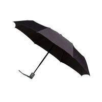 Impliva paraplu miniMAX auto open en close 100 cm zwart - thumbnail