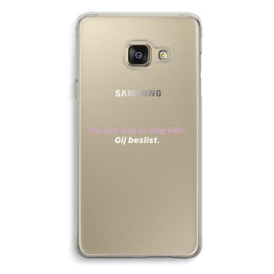 gij beslist: Samsung A3 (2017) Transparant Hoesje