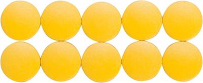Maul Solid whiteboard magneet 150gr 10 stuks geel