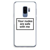 Safe with me: Samsung Galaxy S9 Plus Transparant Hoesje