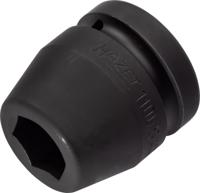 HAZET Krachtdopsleutel 1100S-24 · 1 inch (25 mm) vierkant hol · Buiten-zeskant-profiel · SW 24 mm