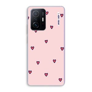 Hartjes: Xiaomi 11T Transparant Hoesje