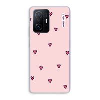 Hartjes: Xiaomi 11T Transparant Hoesje
