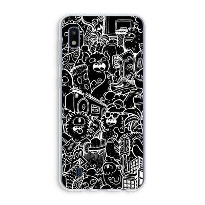 Vexx Black City : Samsung Galaxy A10 Transparant Hoesje