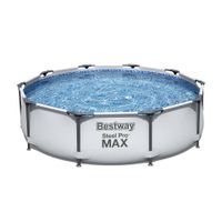 Bestway Frame zwembad met pomp rond - 300 x 76 cm