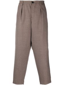 Marni pantalon droit en laine - Marron