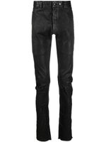 Isaac Sellam Experience low-rise button-up leather trousers - Noir - thumbnail