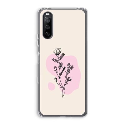 Roses are red: Sony Xperia 10 III Transparant Hoesje