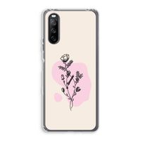 Roses are red: Sony Xperia 10 III Transparant Hoesje