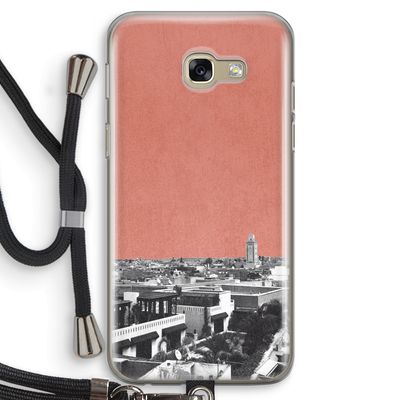 Marrakech Skyline : Samsung Galaxy A5 (2017) Transparant Hoesje met koord