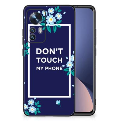 Xiaomi 12 | 12X | Telefoon Hoesje | Flowers Blue DTMP