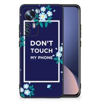 Xiaomi 12 | 12X | Telefoon Hoesje | Flowers Blue DTMP