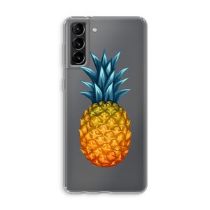 Grote ananas: Samsung Galaxy S21 Plus Transparant Hoesje