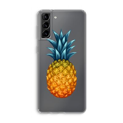 Grote ananas: Samsung Galaxy S21 Plus Transparant Hoesje