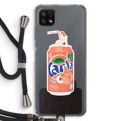 S(peach)less: Samsung Galaxy A22 5G Transparant Hoesje met koord