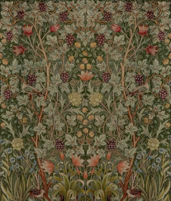 Dutch Wallcoverings Hidden Tr2 -Vine Embroid. 196X270 - Multicolor