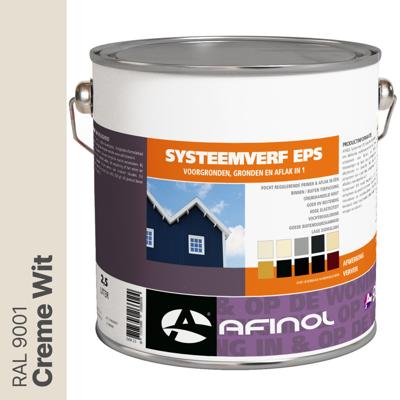 Afinol Systeemverf-Schakelverf Creme Wit (RAL 9001) 2,5 liter