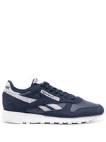 Reebok baskets en daim à patch logo - Bleu